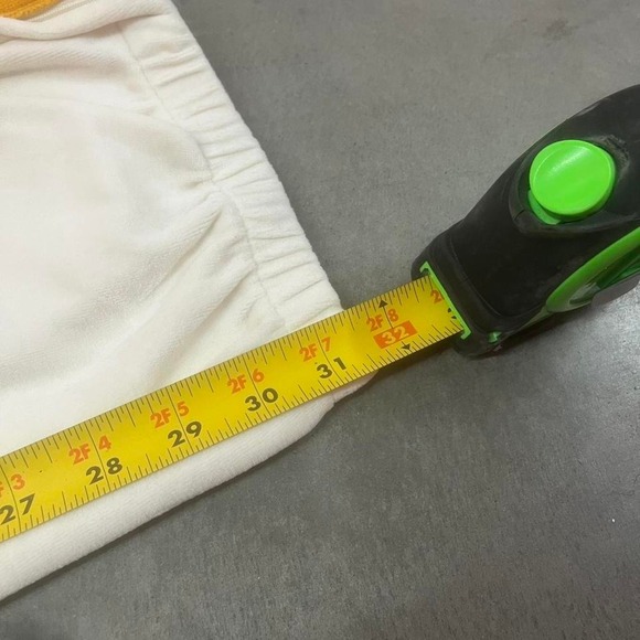 Y2K Phat Farm men's white stripe loose baggy velour sweatpants towel xl - Picture 6 of 8